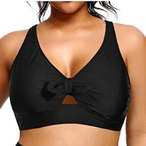 DACI plus two piece black swimsuit